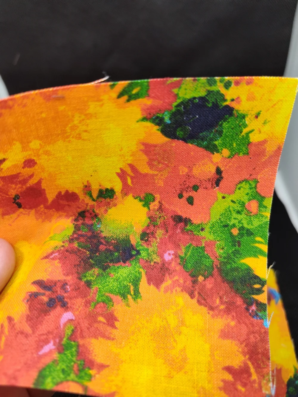 4.50 INCH Sunburst Cotton Fabric SQUARES